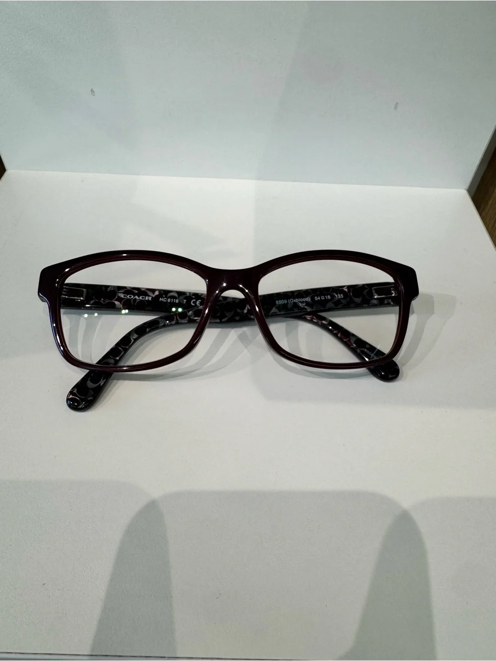 COACH Women's Deep Burgundy Eyeglasses